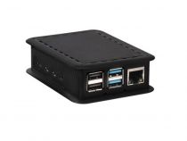 BOÎTIER POUR RASPBERRY PI 4 - NOIR (TKBERRY4B)