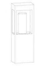 Borne  BRICK N°2 vert anglais (BK106419)