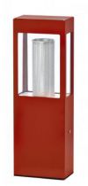 Borne basse TETRA rouge tomate (TT1184110)