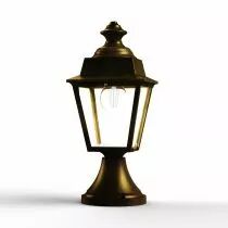 Borne Chenonceau N&deg;8 E27 Patin&eacute; dor&eacute; (117008009)