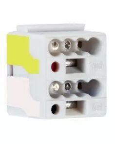 Borne de raccordement � la ligne tbts - jaune-blanc
