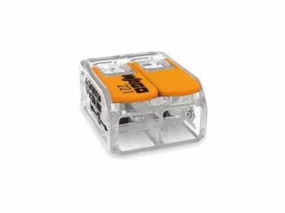 Borne De Raccordement Compact - Pour Tous Types De Conducteurs - Max. 6 Mm� - 2 Conducteurs - Avec Leviers - Bo�tier Transparent