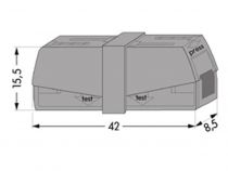 Borne de service pour luminaires, gris (WG224201)