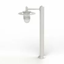 Borne Kent N&deg;3 E27 Blanc (127010101)