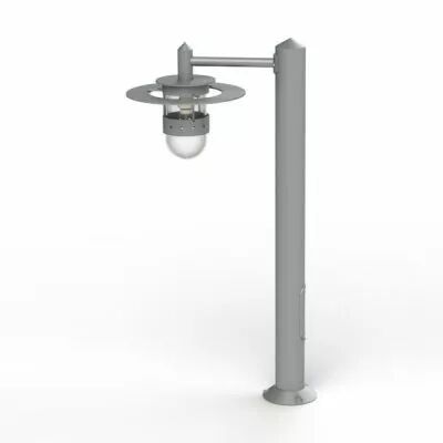 Borne Kent N�3 E27 Gris (127010105)