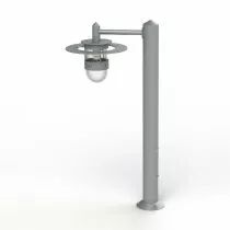 Borne Kent N&deg;3 E27 Gris (127010105)