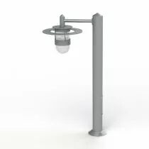 Borne Kent N&deg;3 E27 Gris (127010105)