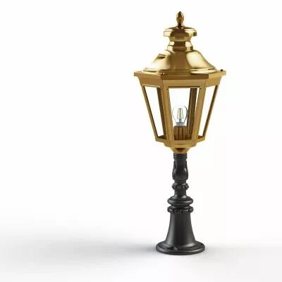 Borne Louis XIII N�9 Laiton vernis teint� (130017070)