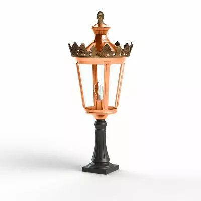 Borne Louvre N�3 E27 Cuivre patin� vernis (133005080)