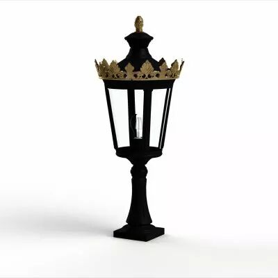 Borne Louvre N�3 E27 Noir fonc� (133005000)