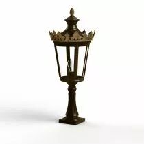 Borne Louvre N&deg;3 E27 Patin&eacute; dor&eacute; (133005009)