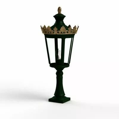 Borne Louvre N�3 E27 Vert Anglais (133005019)