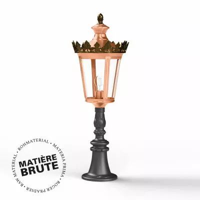 Borne Louvre N�7 E27 Cuivre brut (133013082)
