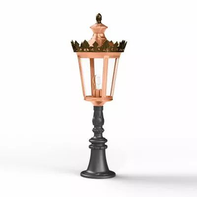 Borne Louvre N�7 E27 Cuivre patin� vernis (133013080)