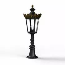 Borne Louvre N&deg;7 E27 Noir fonc&eacute; (133013000)