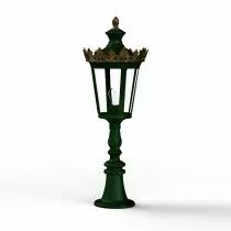 Borne Louvre N&deg;7 E27 Vert Anglais (133013019)