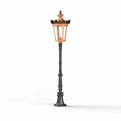 Borne Louvre N�8 E27 Cuivre patin� vernis (133015080)