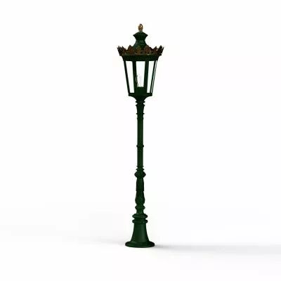 Borne Louvre N�8 E27 Vert Anglais (133015019)