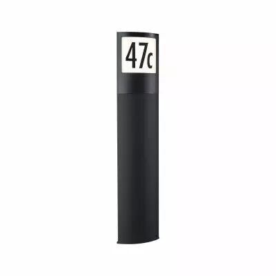 Borne lumineuse ext 230V Padea 3000K D�tecteur de mvt IP44 10W anthracite (94514)