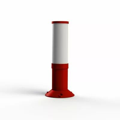 Borne OL11 N�3 E27 Rouge tomate Diffuseur opale (142203110)