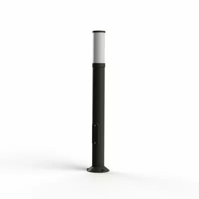 Borne OL11 N�4 E27 Gris noir Diffuseur opale (142204107)