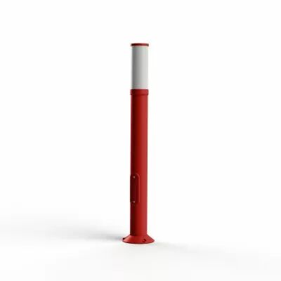 Borne OL11 N�4 E27 Rouge tomate Diffuseur opale (142204110)