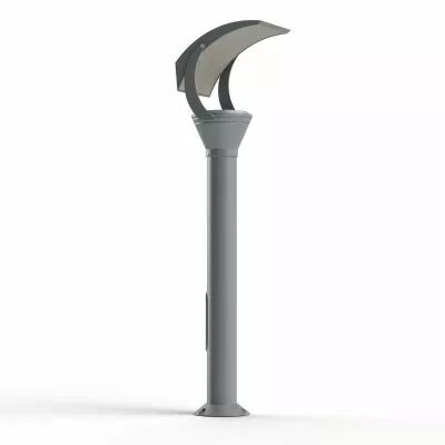 Borne OL33 N�4 verre tremp� Gris soie LED 28W, 4500K, blanc neutre(144212105)