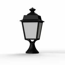 Borne Place des Vosges 1 &eacute;volution N&deg;6 Noir fonc&eacute; (150019000)