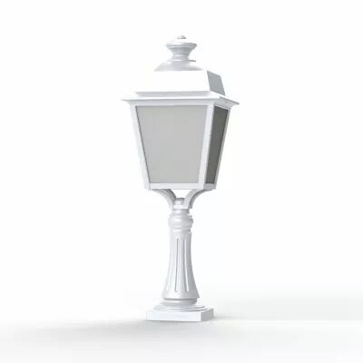 Borne Place des Vosges 1 �volution N�7 Blanc (150021001)