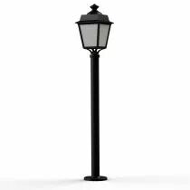 Borne Place des Vosges 1 &eacute;volution N&deg;9 Noir fonc&eacute; (150023000)