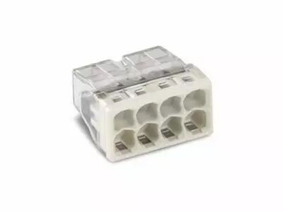 Borne Pour Bo�te De D�rivation Compact - Pour Conducteurs Rigides - Max. 2,5 Mm� - 8 Conducteurs - Bo�tier Transparent - Couverc