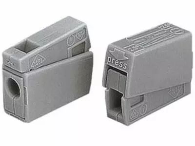Borne pour luminaires, 2.5mm, 105�, gris (WG224101)