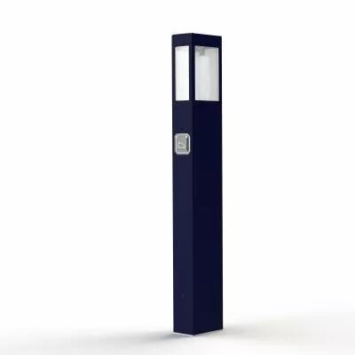 Borne T�tra N�4 avec prise renforc�e green up, E27 bleu acier (162035065)