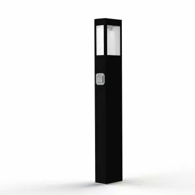 Borne T�tra N�4 avec prise renforc�e green up, E27 noir fonc� (162035000)