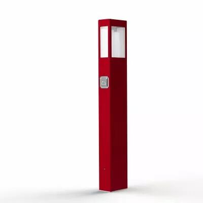 Borne T�tra N�4 avec prise renforc�e green up, E27 rouge signalisation (162035056)