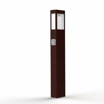 Borne T�tra N�4 avec prise renforc�e green up, E27 rouille (162035046)