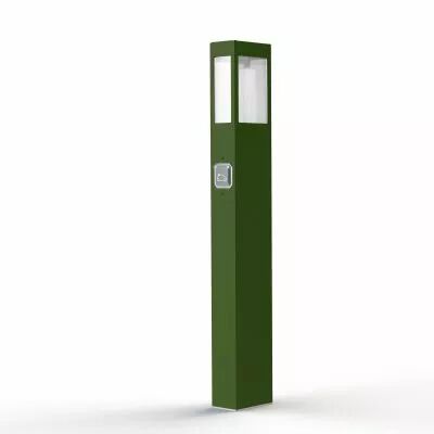Borne T�tra N�4 avec prise renforc�e green up, E27 vert foug�re (162035109)