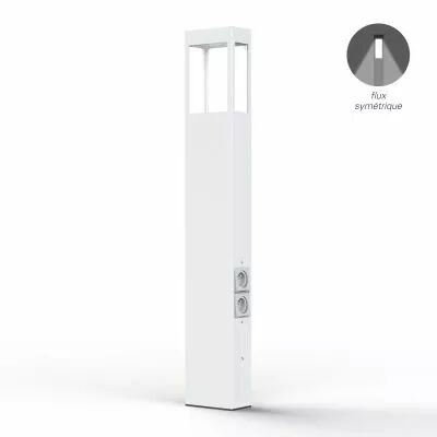 Borne T�tra N�4 prises Blanc (162233001)