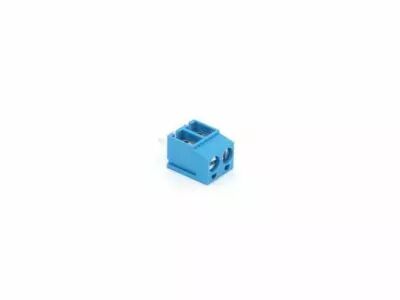 Bornier a vis, 2 poles, bleu (SCREW02)
