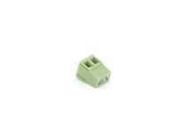Bornier a vis professionnel, 2 poles, au pas de 5mm (SCREW02P)