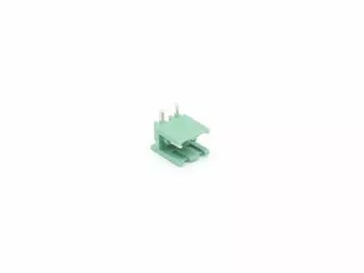 Bornier male coude embrochable - 2 poles (TENM02/9)