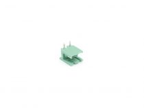 Bornier male coude embrochable - 2 poles (TENM02/9)