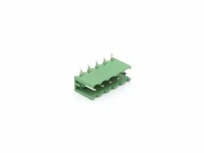 Bornier male coude embrochable - 5 poles (TENM05/9)