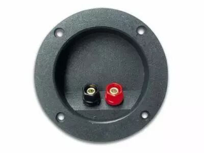 Bornier pour enceinte - rond - nickele (LSC4)