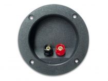Bornier pour enceinte - rond - nickele (LSC4)