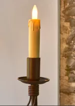 Bougie LED compl&egrave;te &agrave; flamme vacillante et oscillante E14 � New Feeling\'s Flame VivaFlam