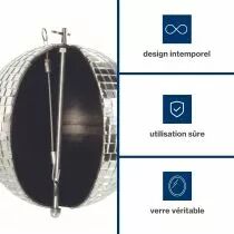 BOULE &Agrave; FACETTES (&Oslash; 30cm)