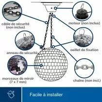 BOULE &Agrave; FACETTES (&Oslash; 50cm)