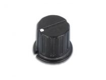 Bouton (noir avec point blanc 24.5mm/6mm) (KN246BP)