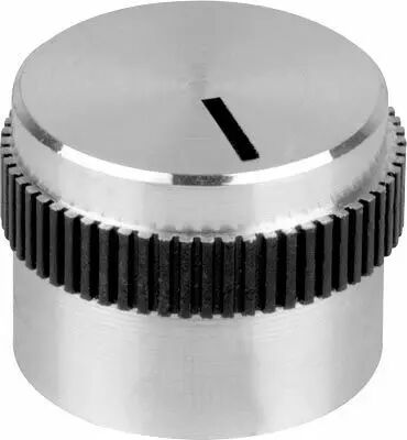 Bouton aluminium d:15